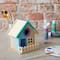 Wood Birdhouse with Fence by ArtMinds®